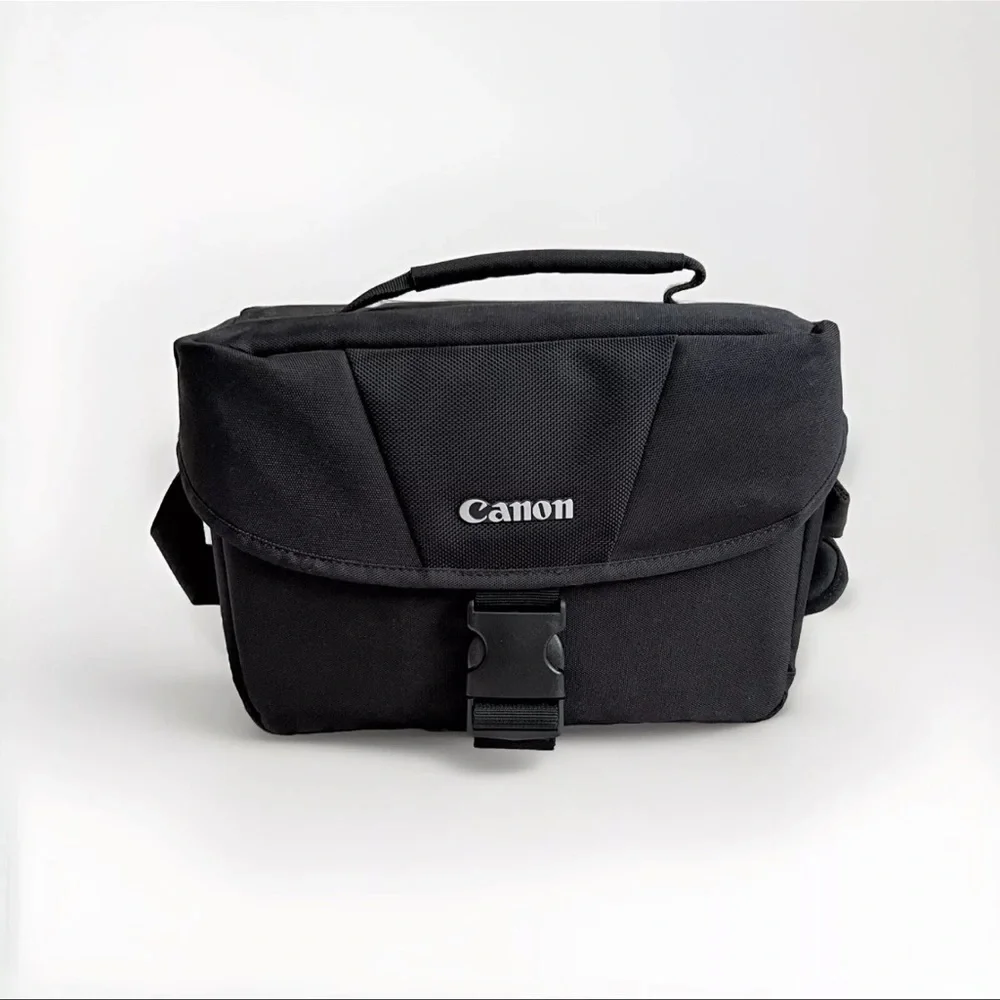 Canon 100ES Carry Shoulder Bag Black Nylon Gadget Camera Photography DSLR Bag